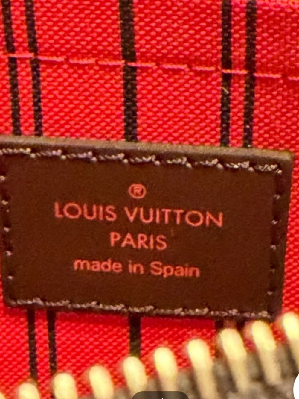 Authentic Louis Vuitton Zip Pochette Pouch Wristlet NEW Damier Ebene - Picture 9 of 11